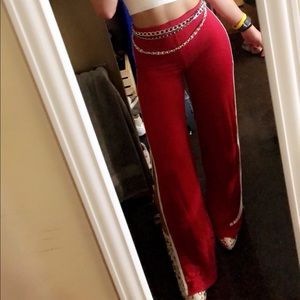 Dolls Kill slit flair pants🍒❣️ price drop on all items 🌹🌛